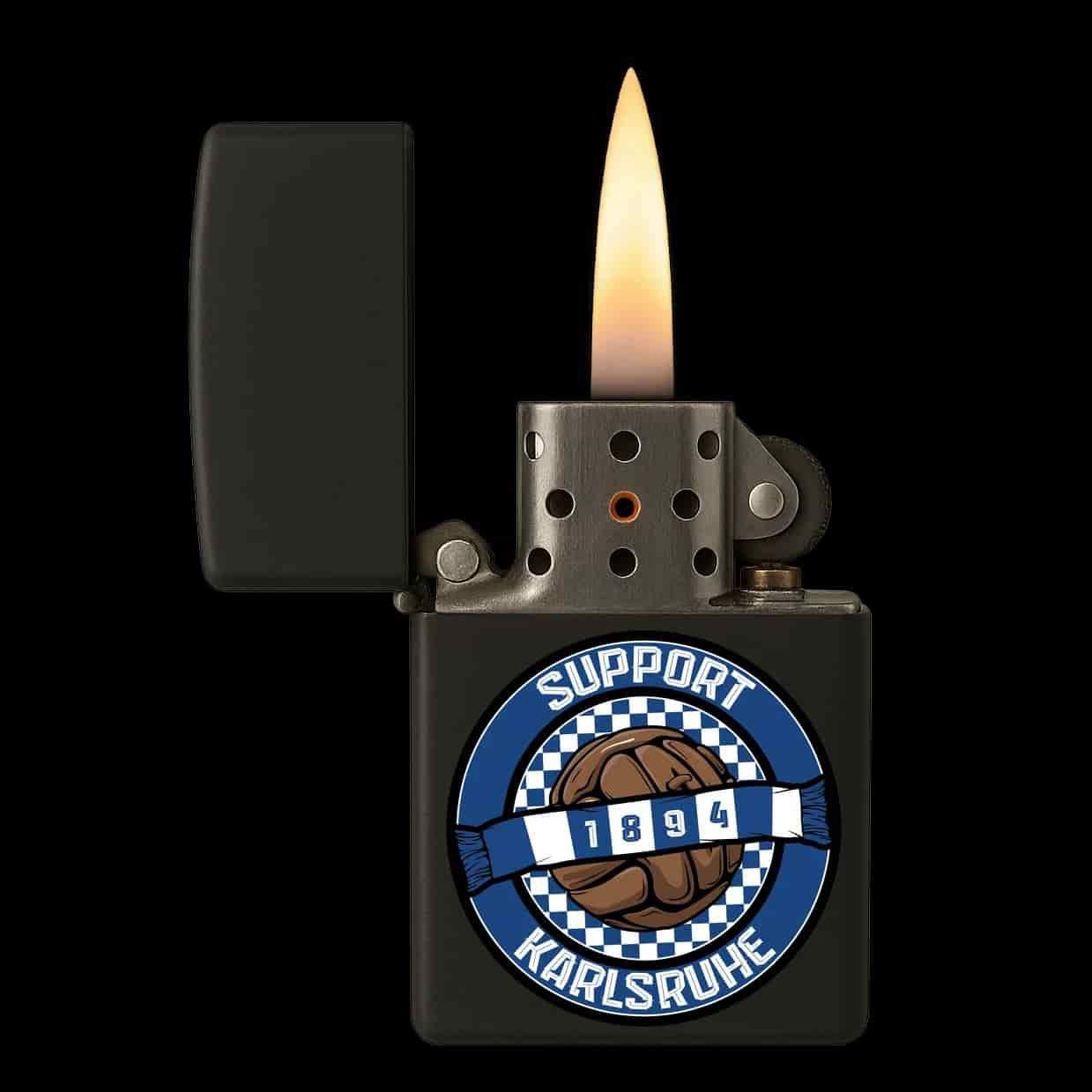 Support Karlsruhe Feuerzeug