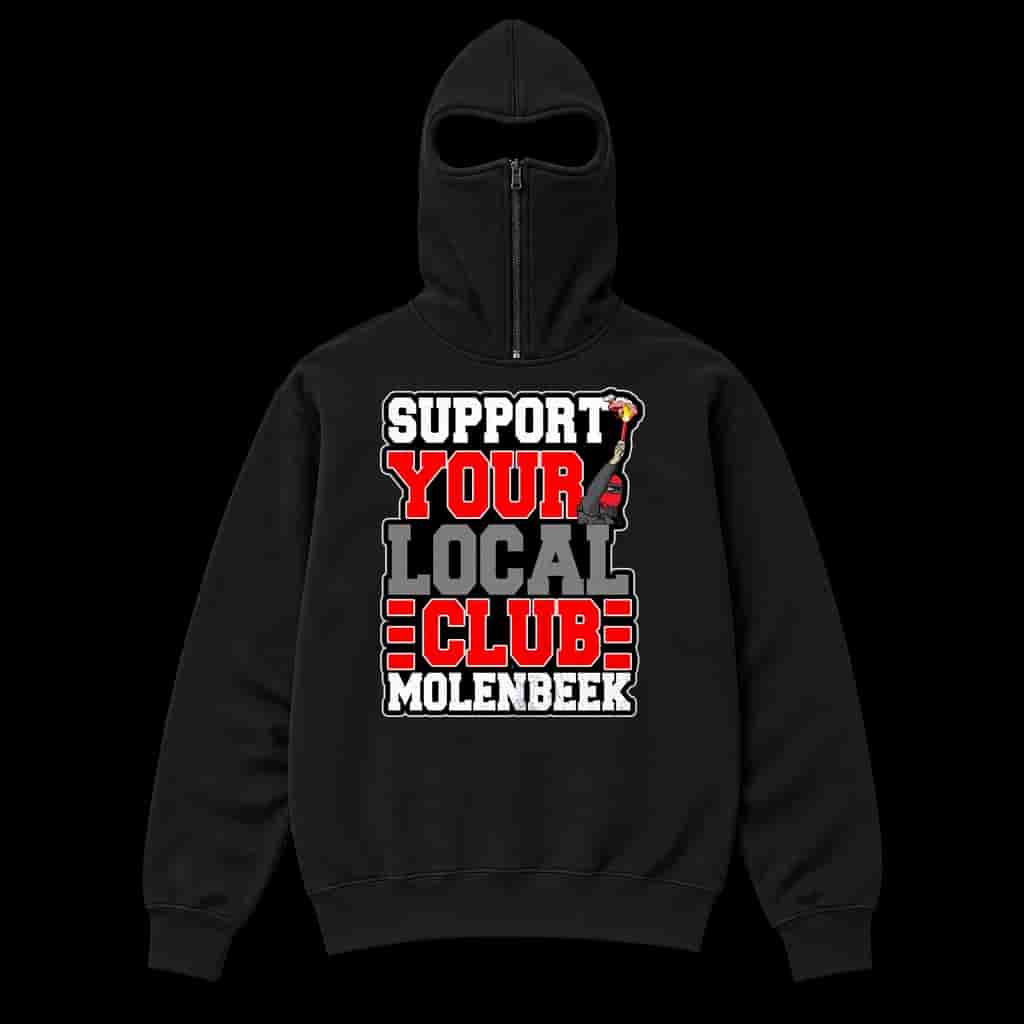 Support your local club Molenbeek Ninja Kapuzenpullover