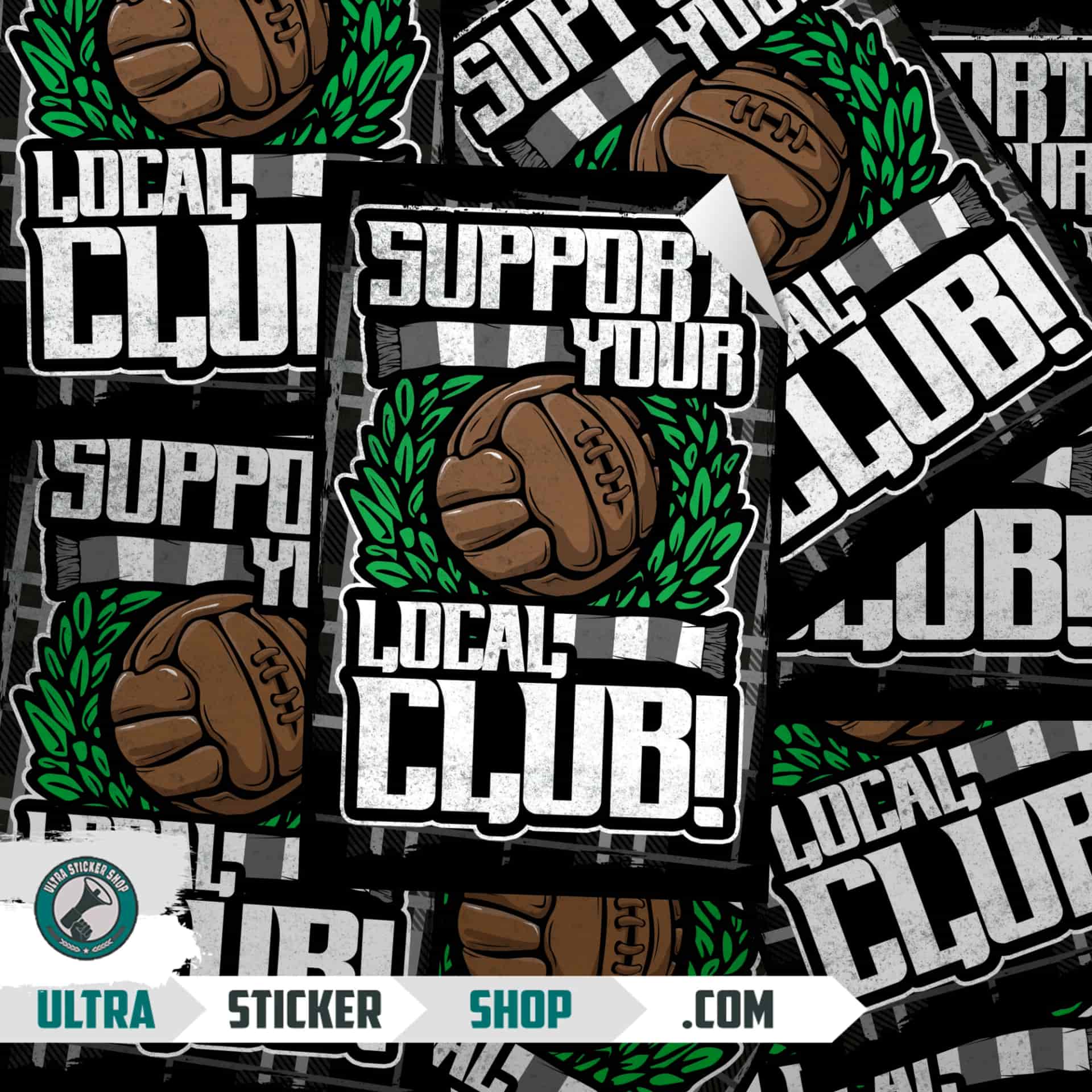 Support Your local football team! Aufkleber