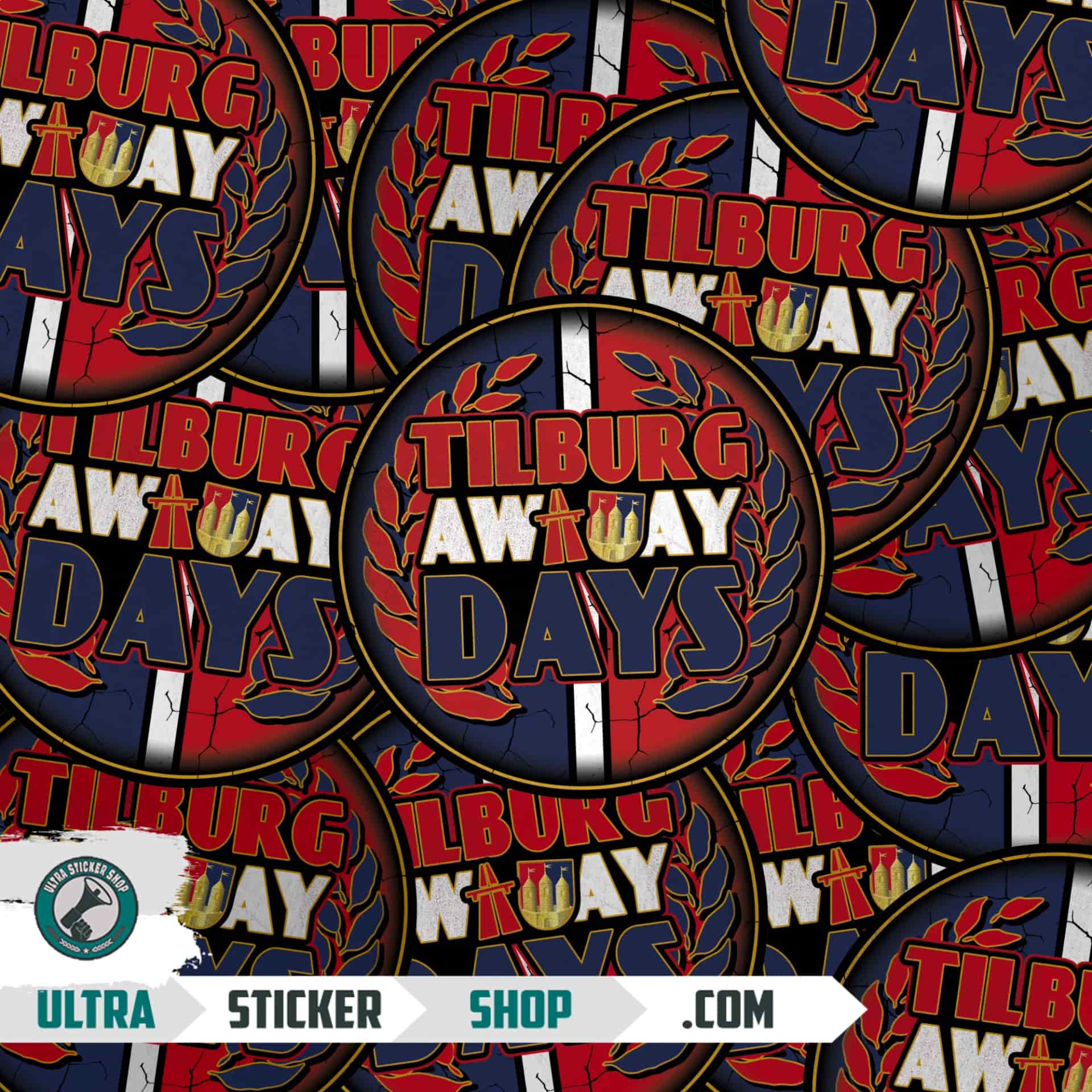 Tilburg awaydays Stickers