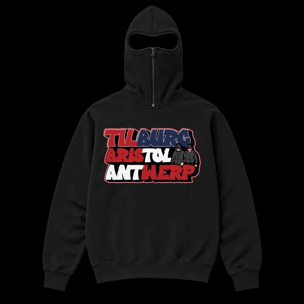 Tilburg Bristol Antwerp Ninja Kapuzenpullover