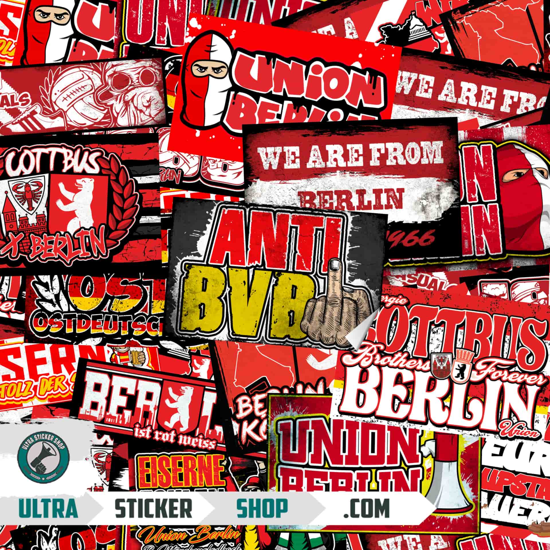 Union Berlin Mješavina naljepnica