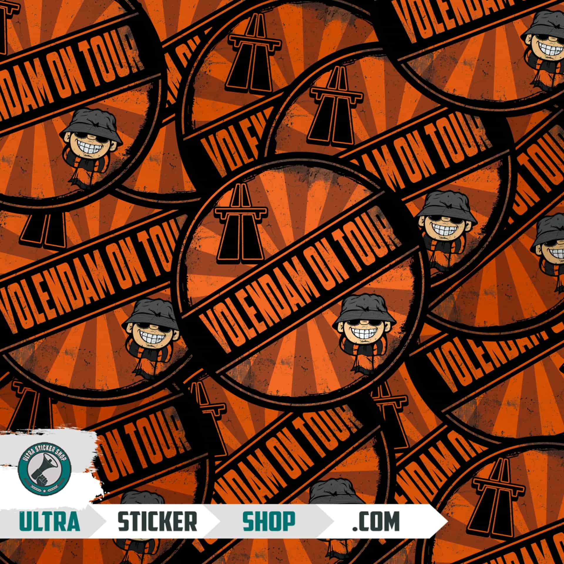 Volendam on tour Stickers