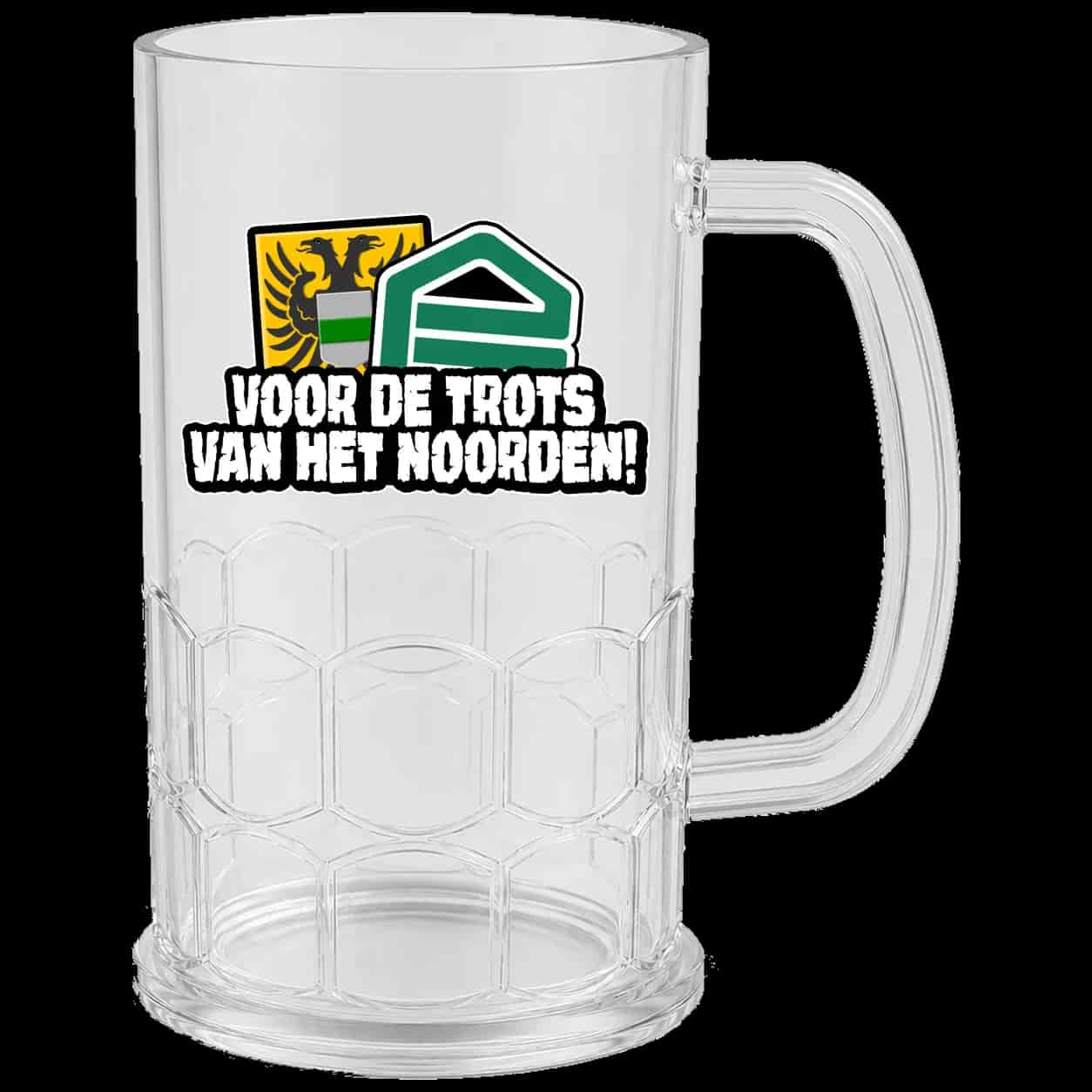 Voor de trots van het noorden! Pivní hrnek