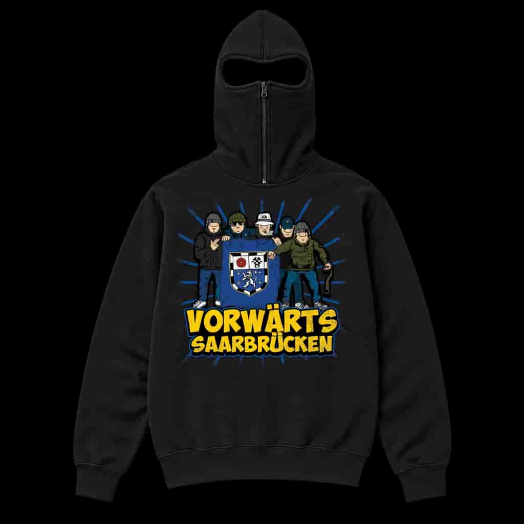 Vorwärts Saarbrücken Ninja Kapuzenpullover