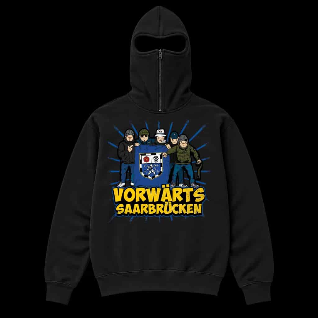 Vorwärts Saarbrücken Ninja Kapuzenpullover