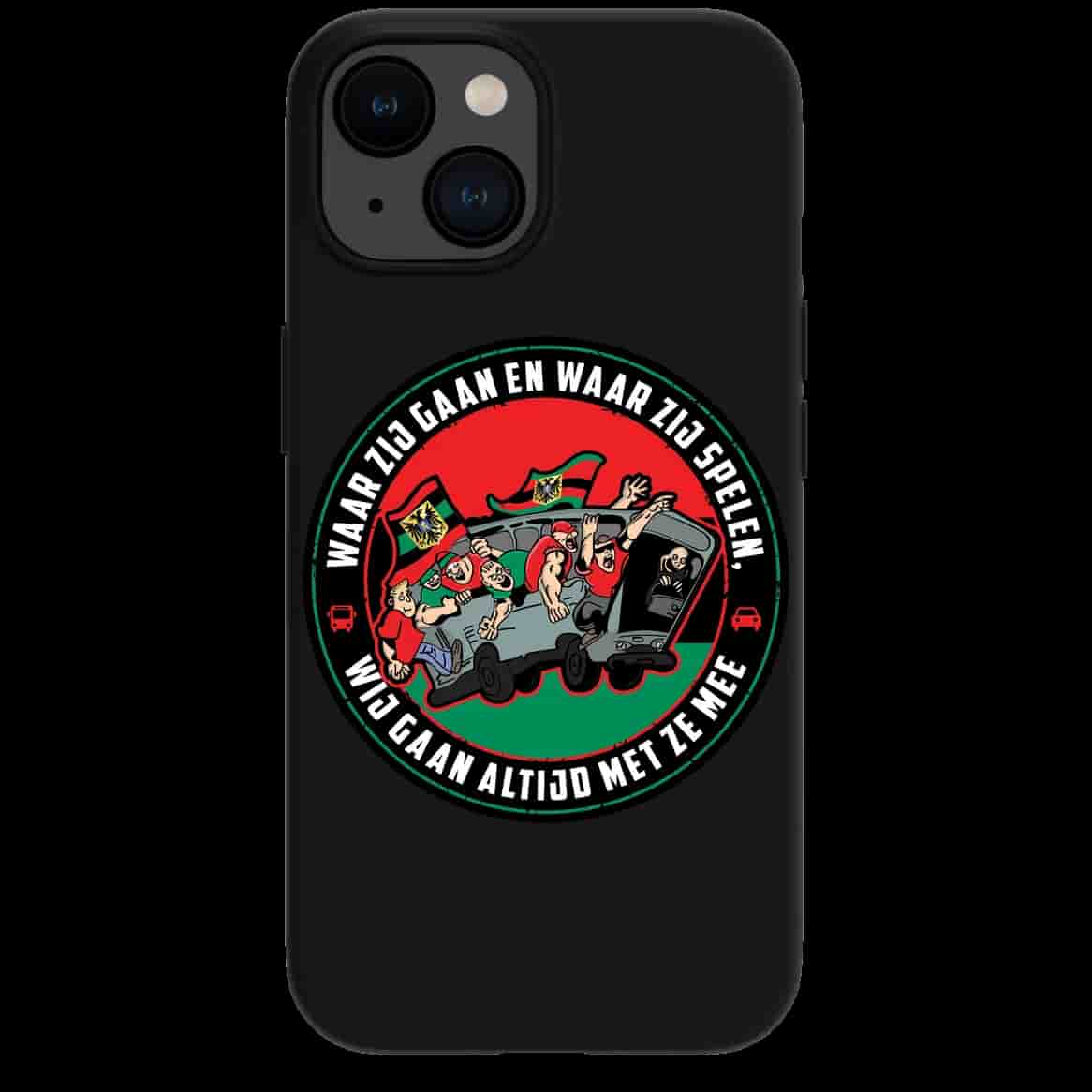 Waar zij gaan en waar zij spelen. Wij gaan altijd met ze mee iPhone hoes