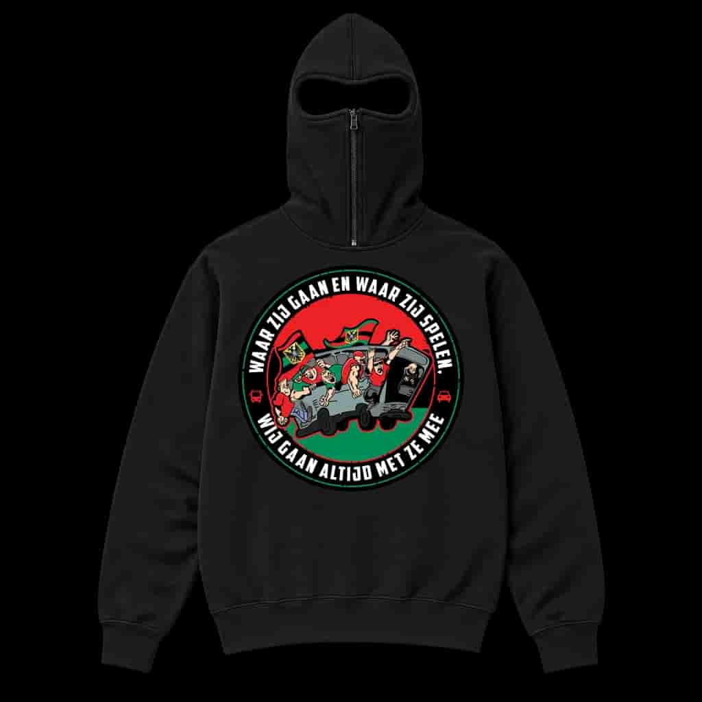 Waar zij gaan en waar zij spelen. Wij gaan altijd met ze mee Ninja Hoodie