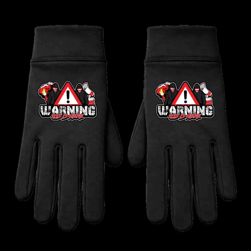 Warning Oss is here Rokavice