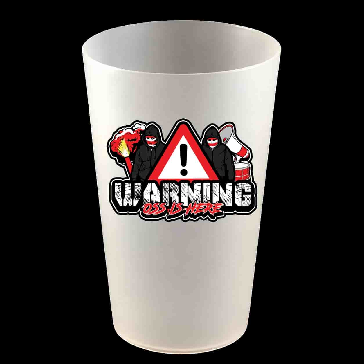 Warning Oss is here Trda skodelica