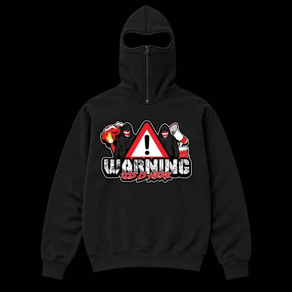 Warning Oss is here Ninja hettegenser