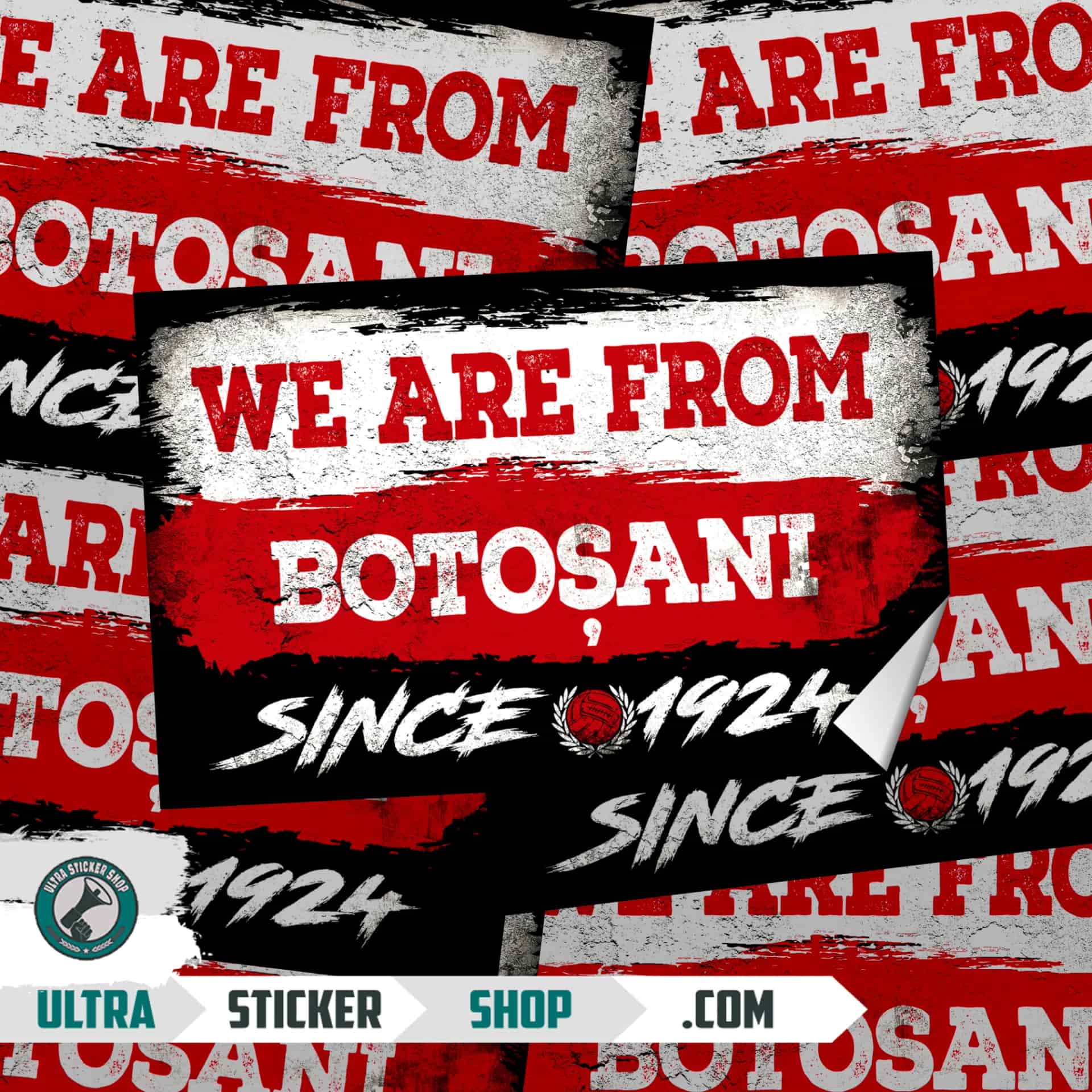 We are from Botoșani since 2001 Klistermærker