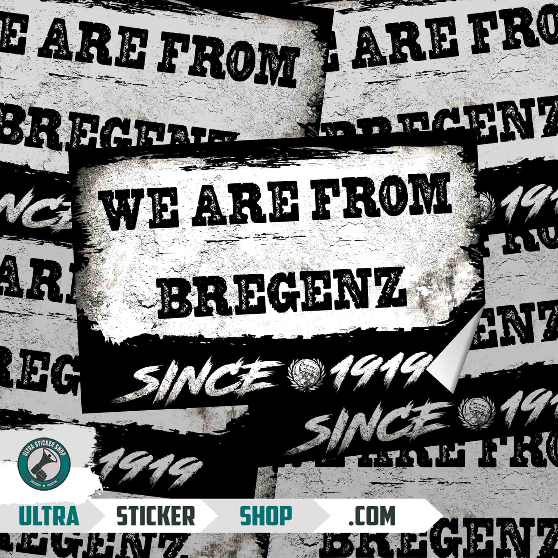 We are from Bregenz since 1919 Adesivi
