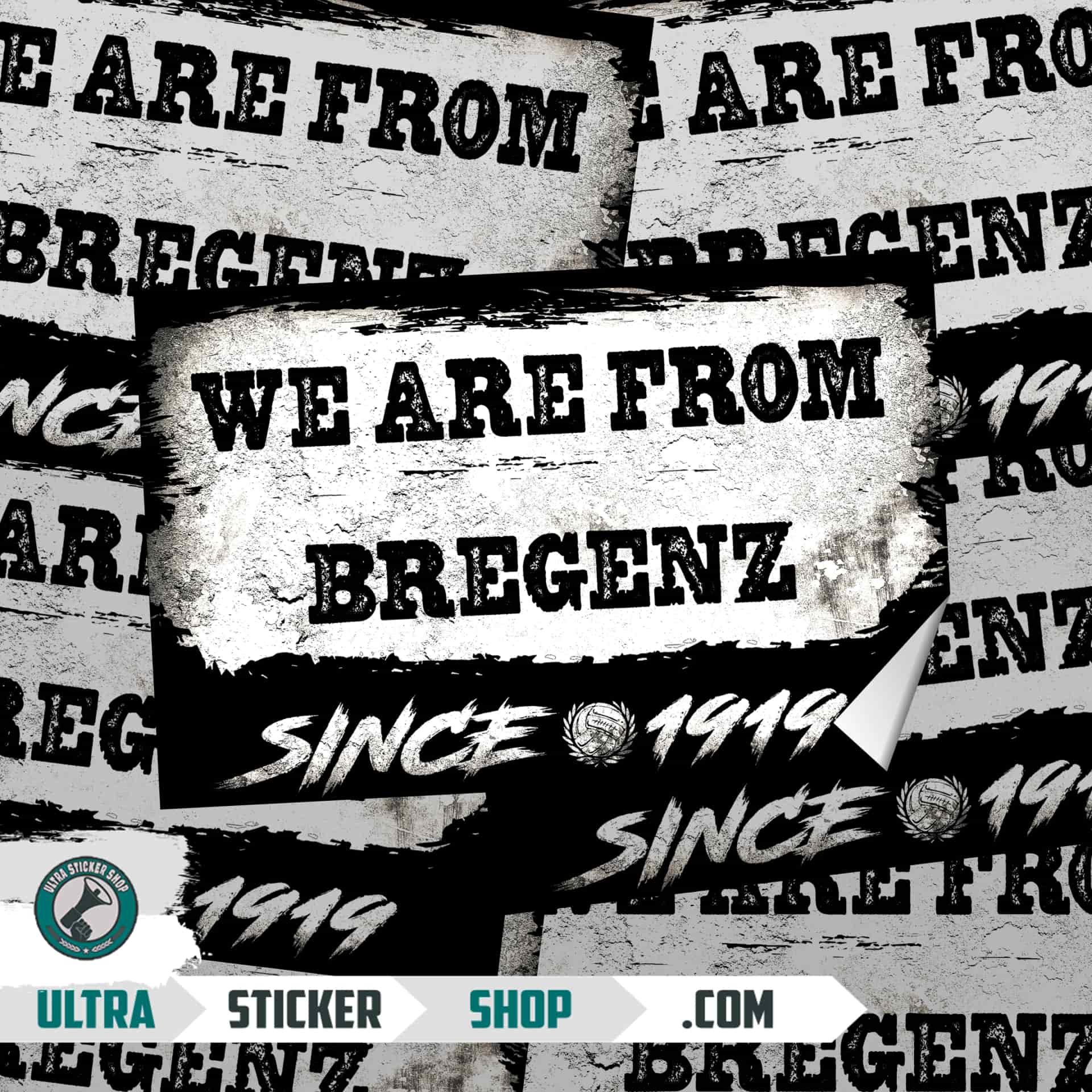 We are from Bregenz since 1919 Adesivi