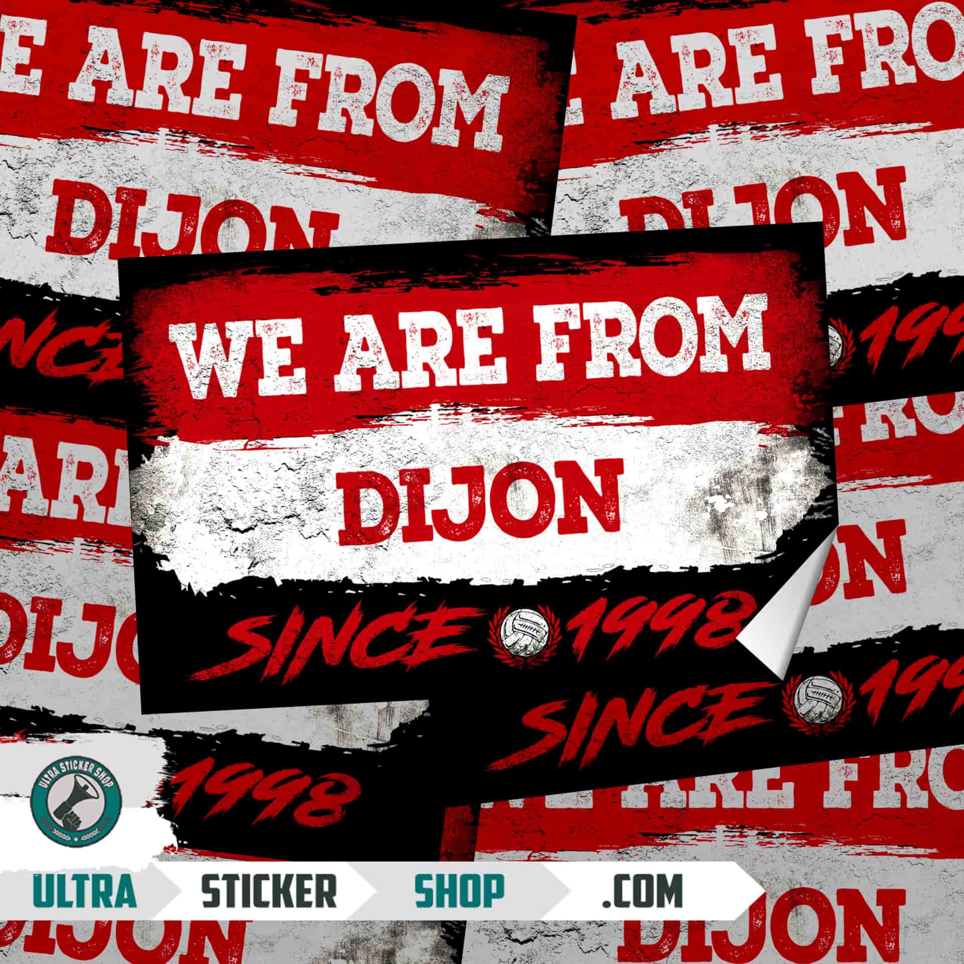 We Are From Dijon 1998 Autocollants