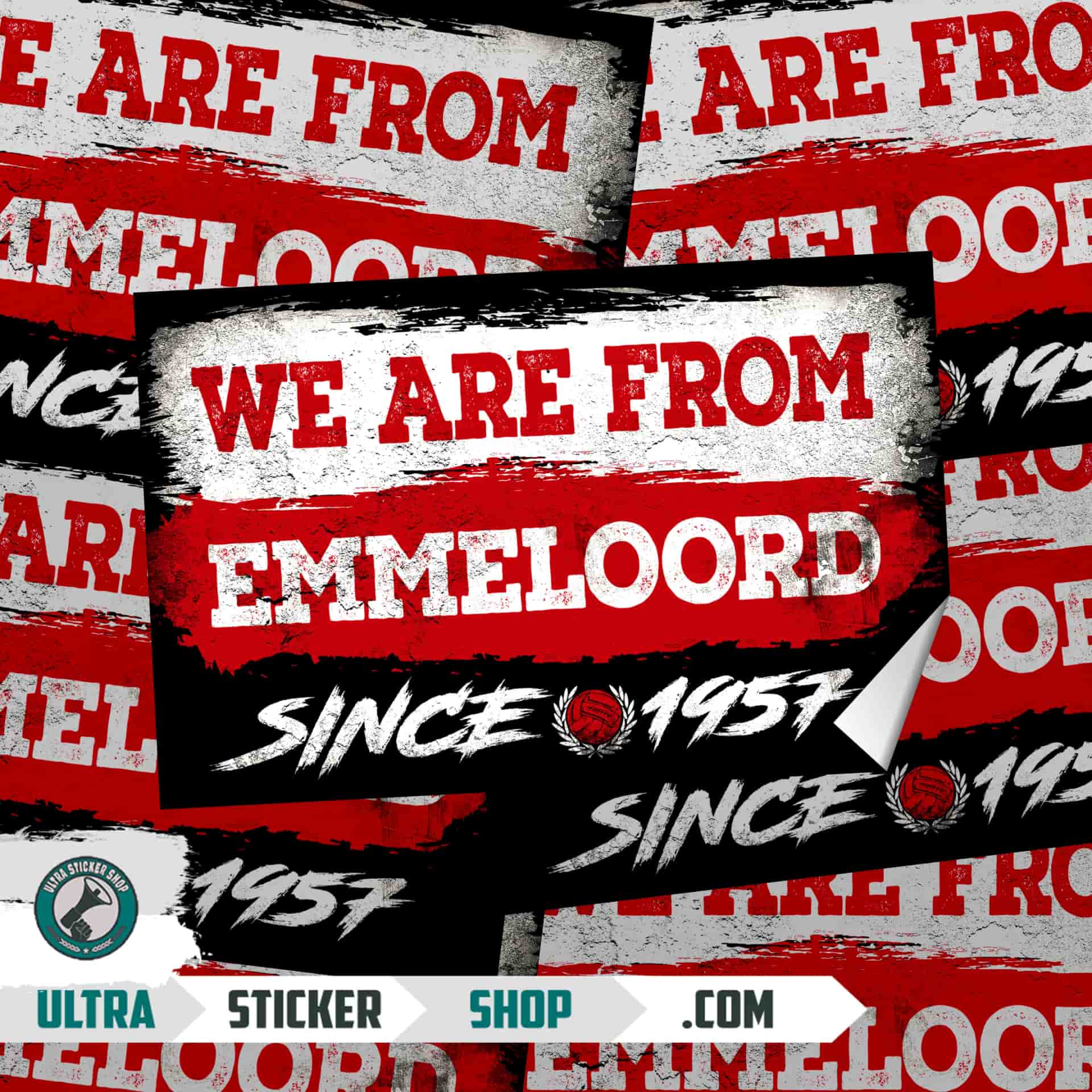 We Are From Emmeloord 1957 Naklejki