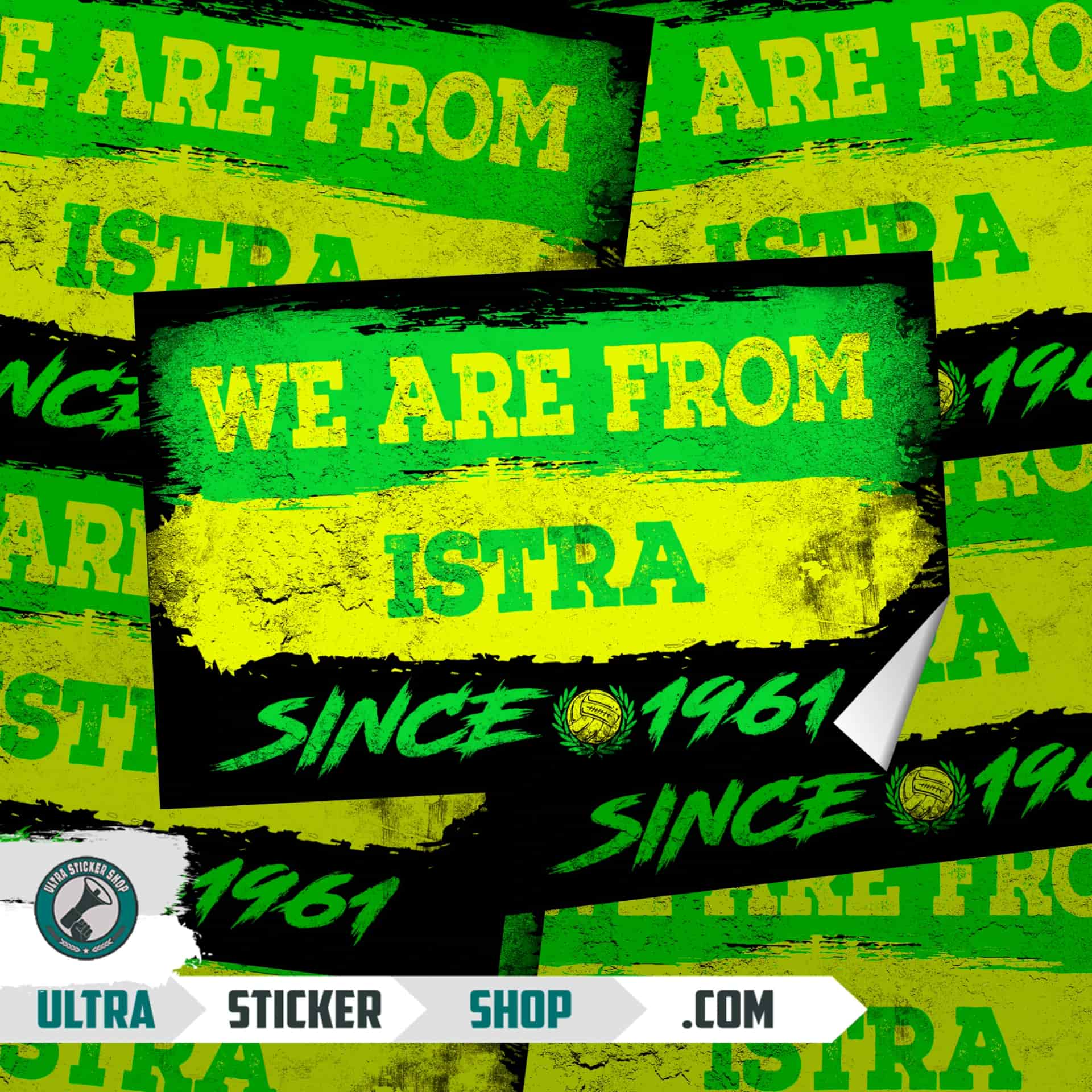 We are from Istria since 1961 Stickers