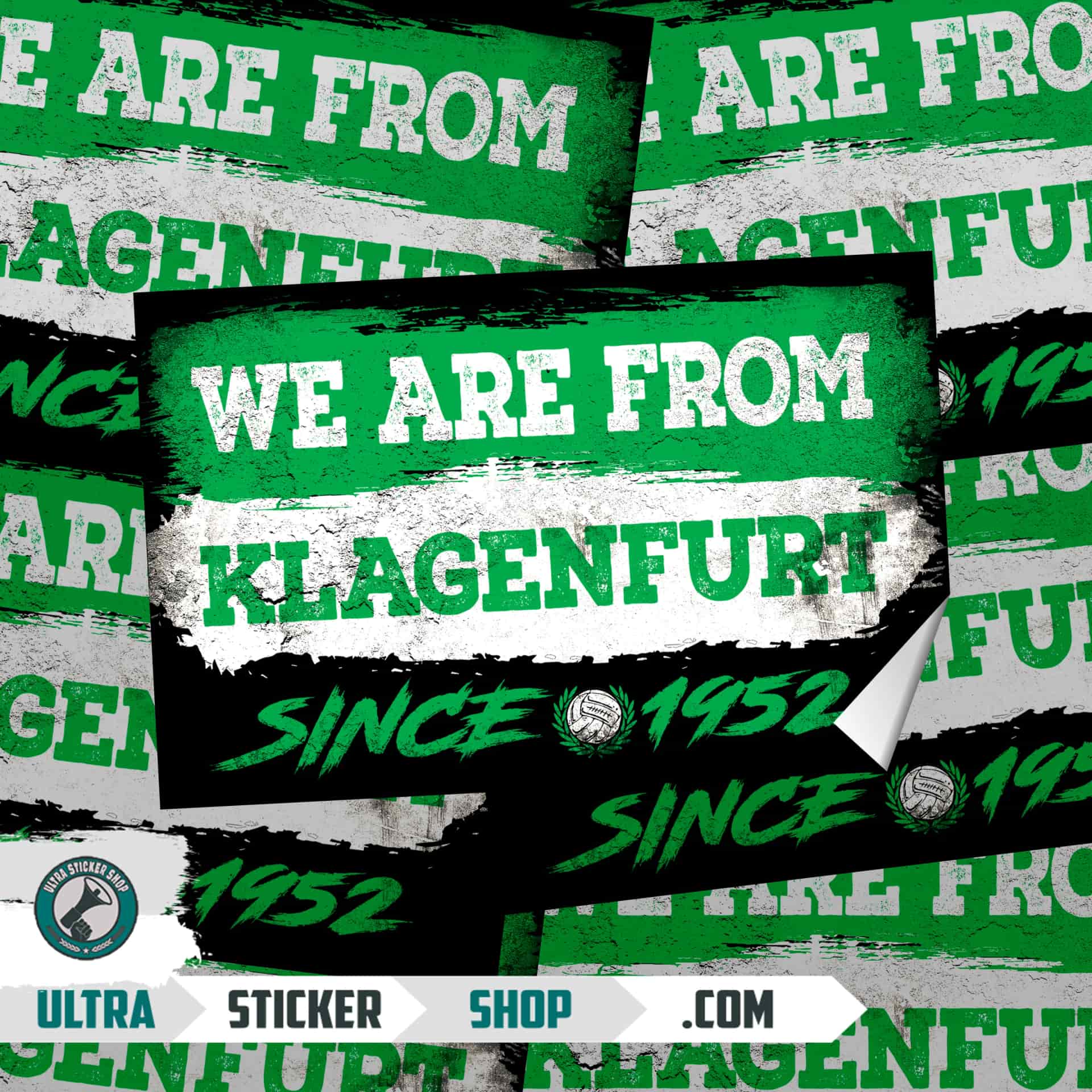 We Are From Klagenfurt 1952 Stickers