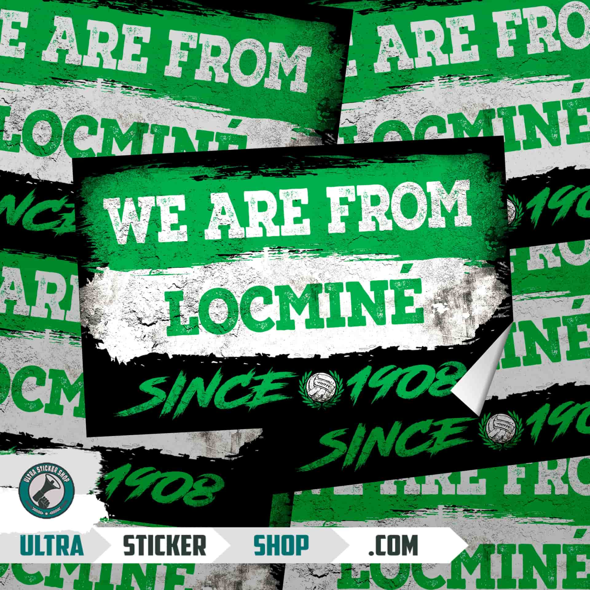 We Are From Locminé 1908 Autocolante