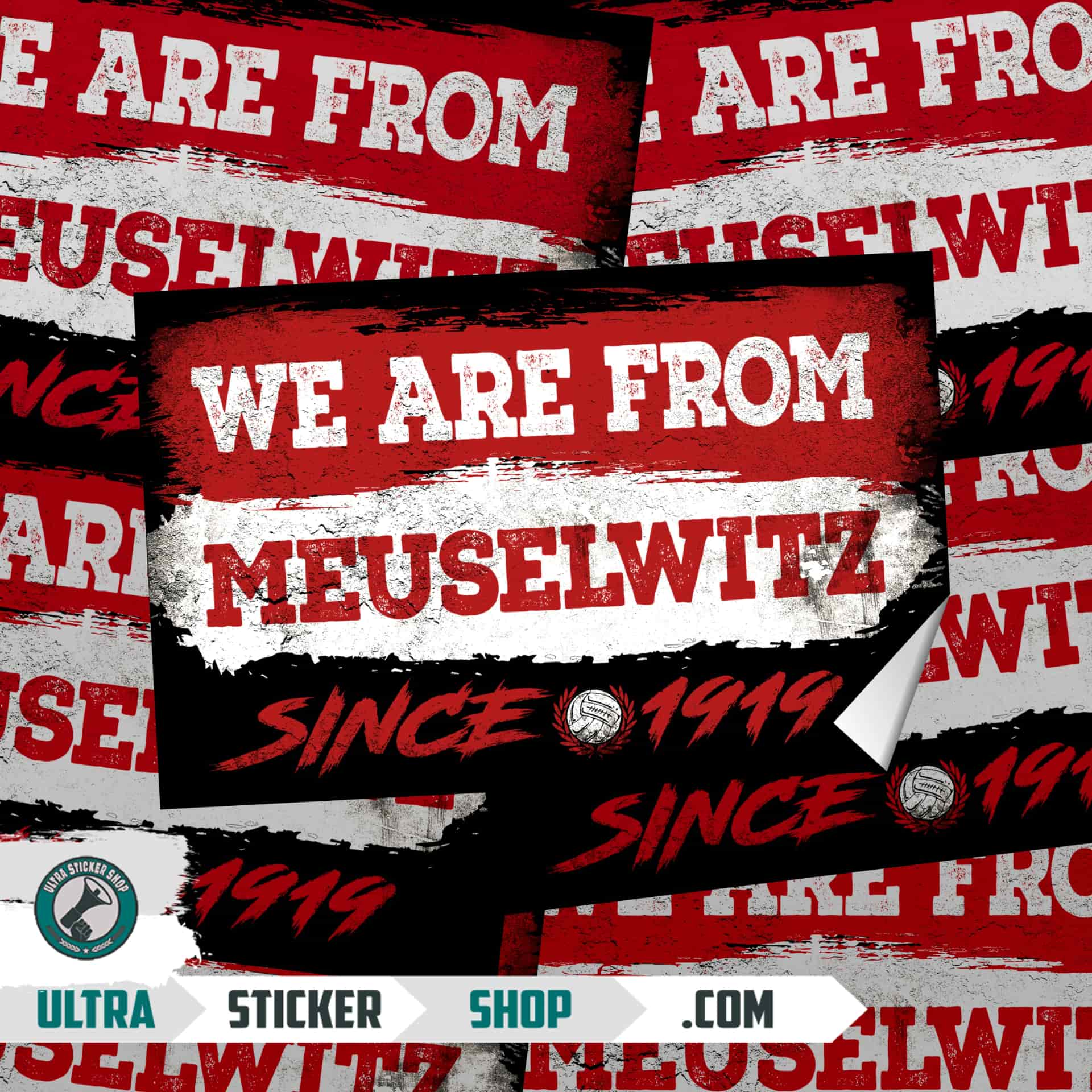 We Are From Meuselwitz 1919 Stickers