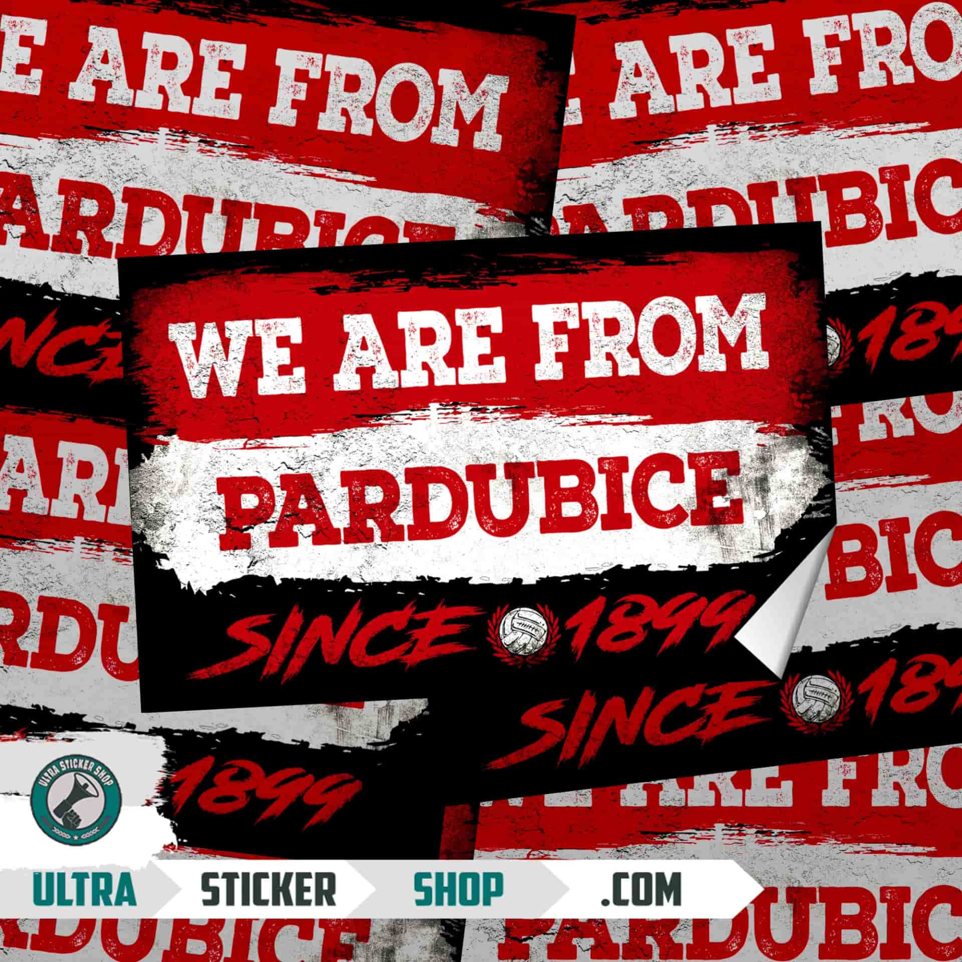 We are from Pardubice since 1910 Aufkleber