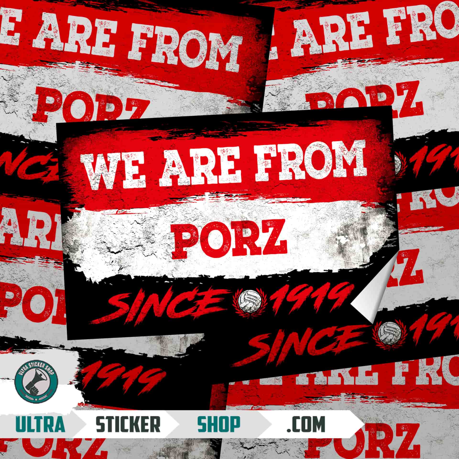 We Are From Porz 1919 Adesivos