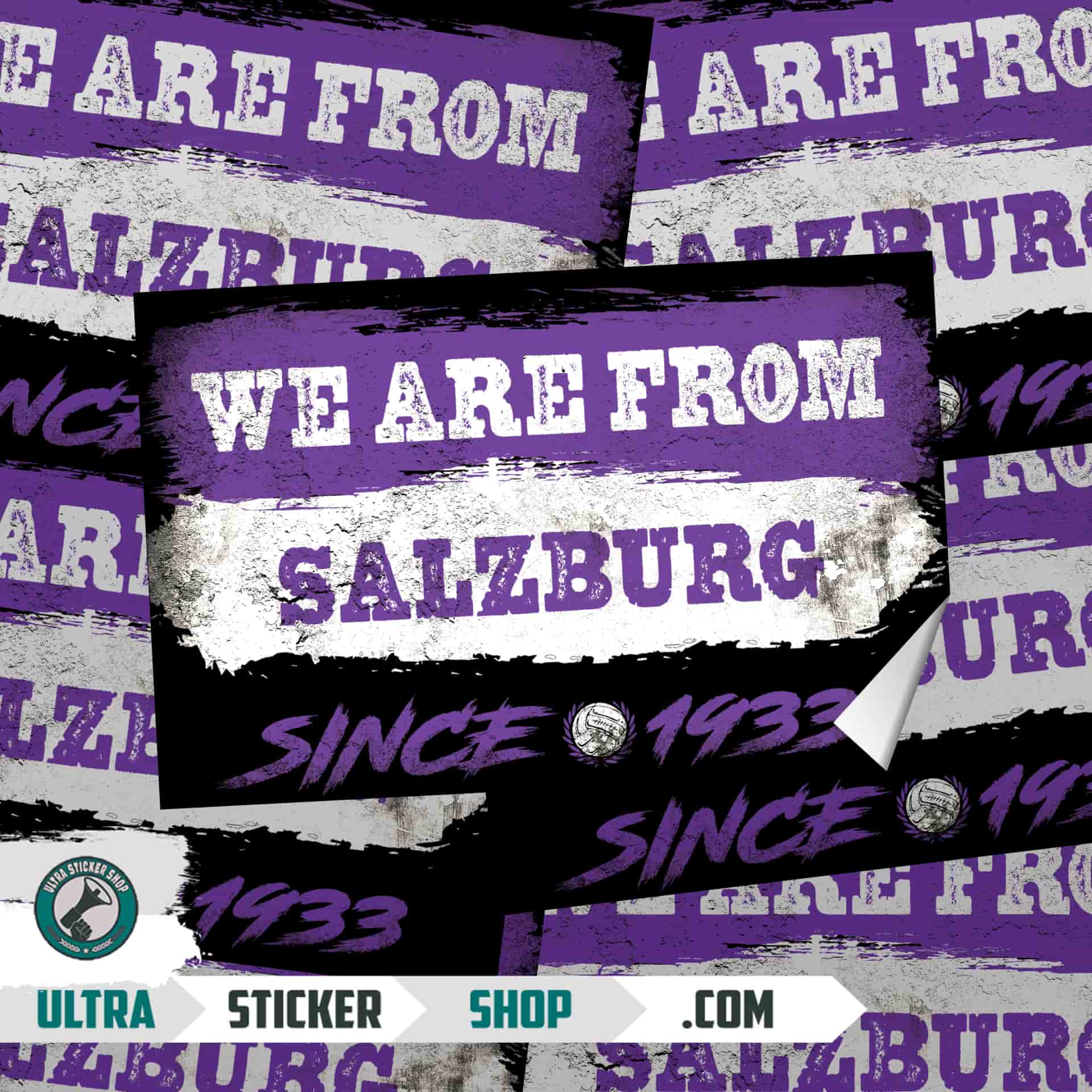 We are from Salzburg since 1933 Aufkleber