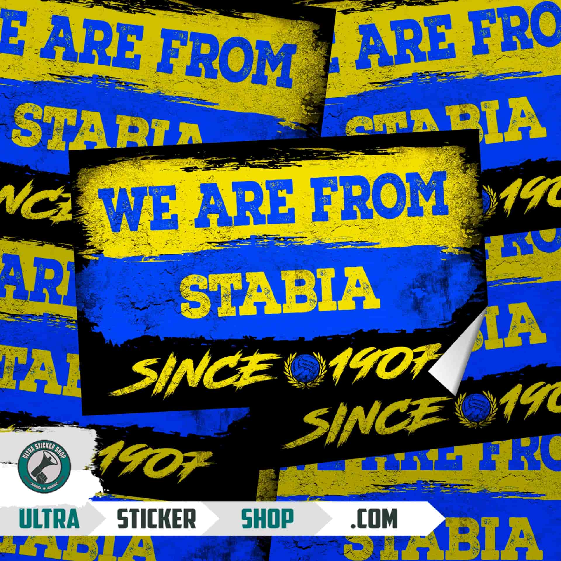 We are from Stabiae since 1907 Adesivi