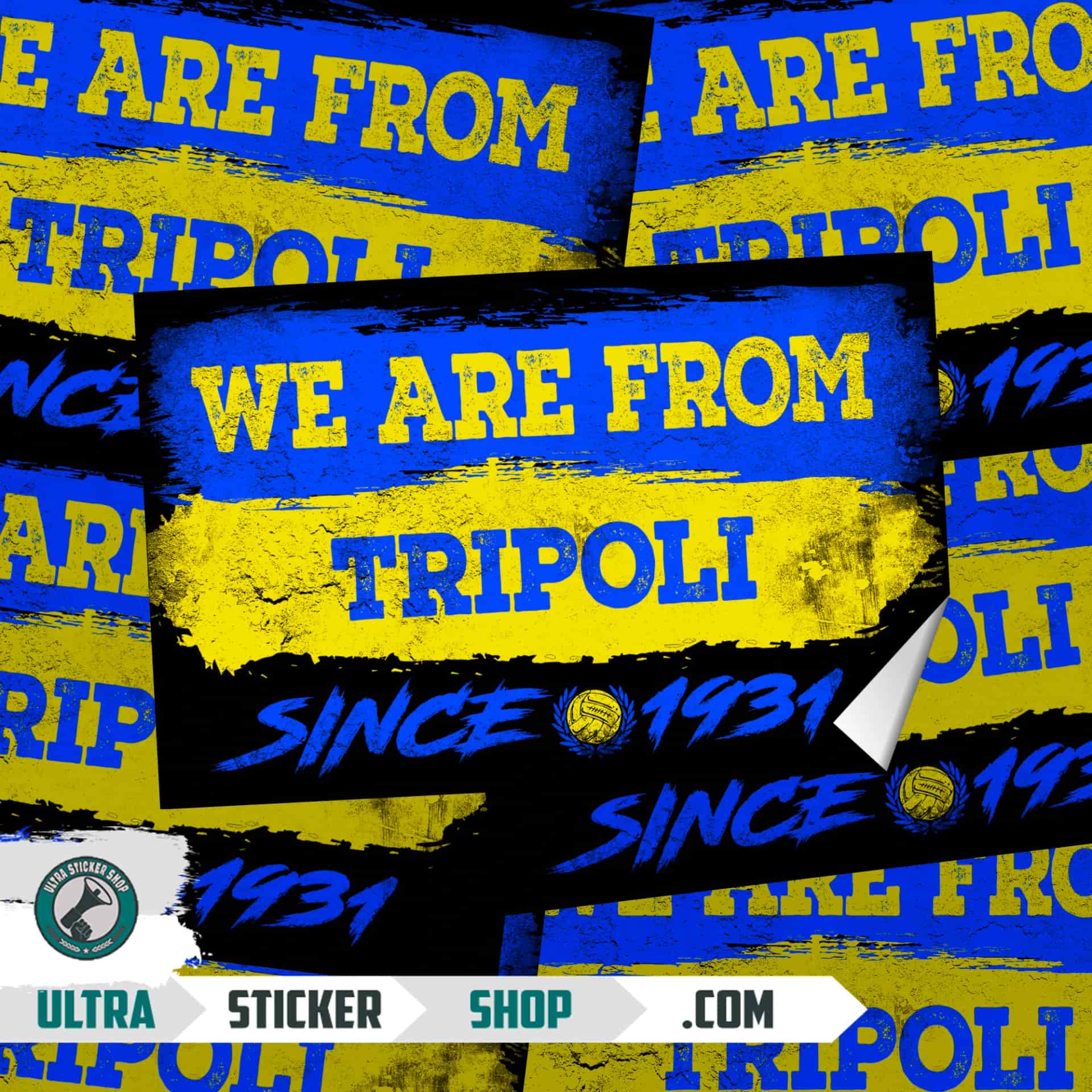 We are from Tripoli since 1932 Αυτοκόλλητα