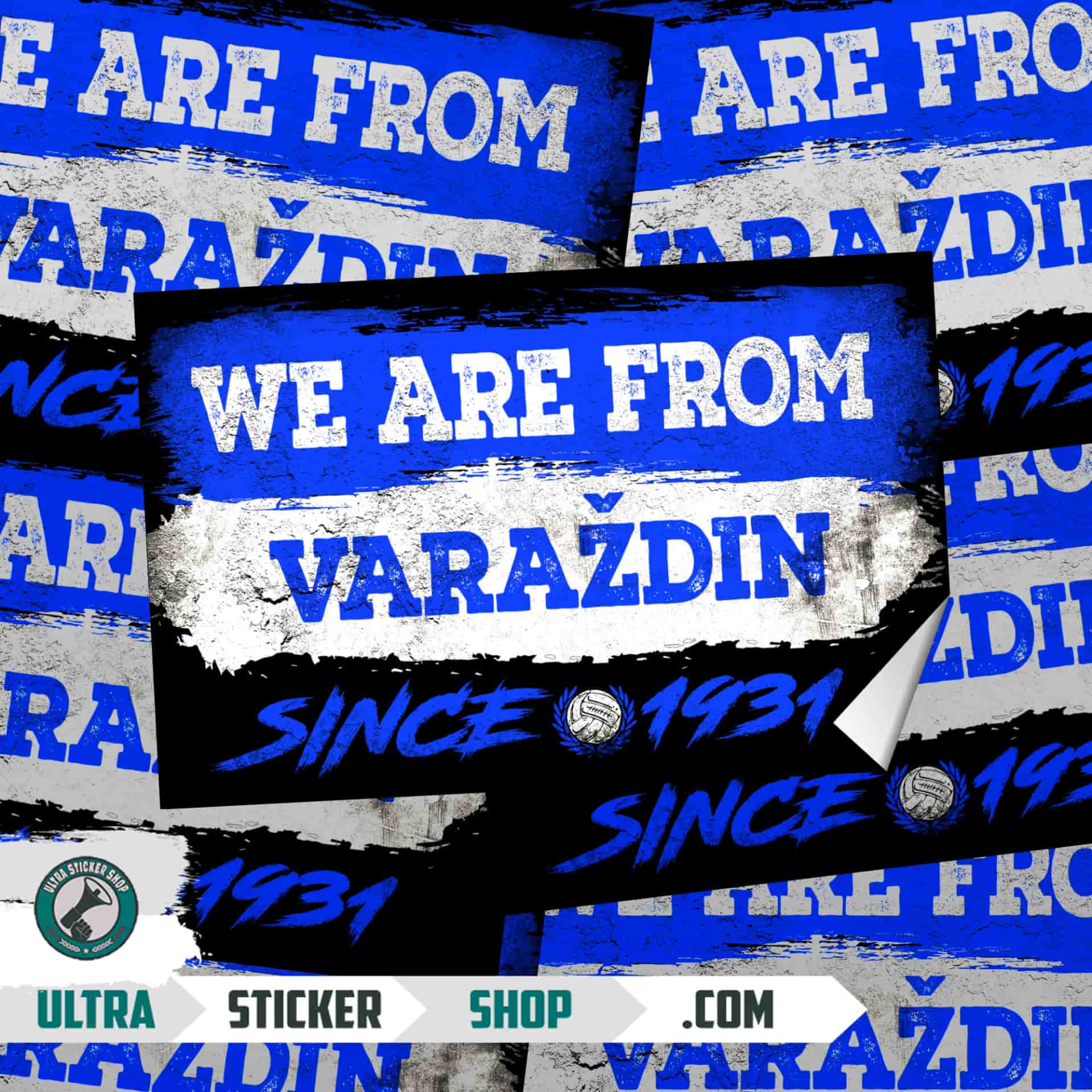 We are from Varaždin since 1931 Stickers