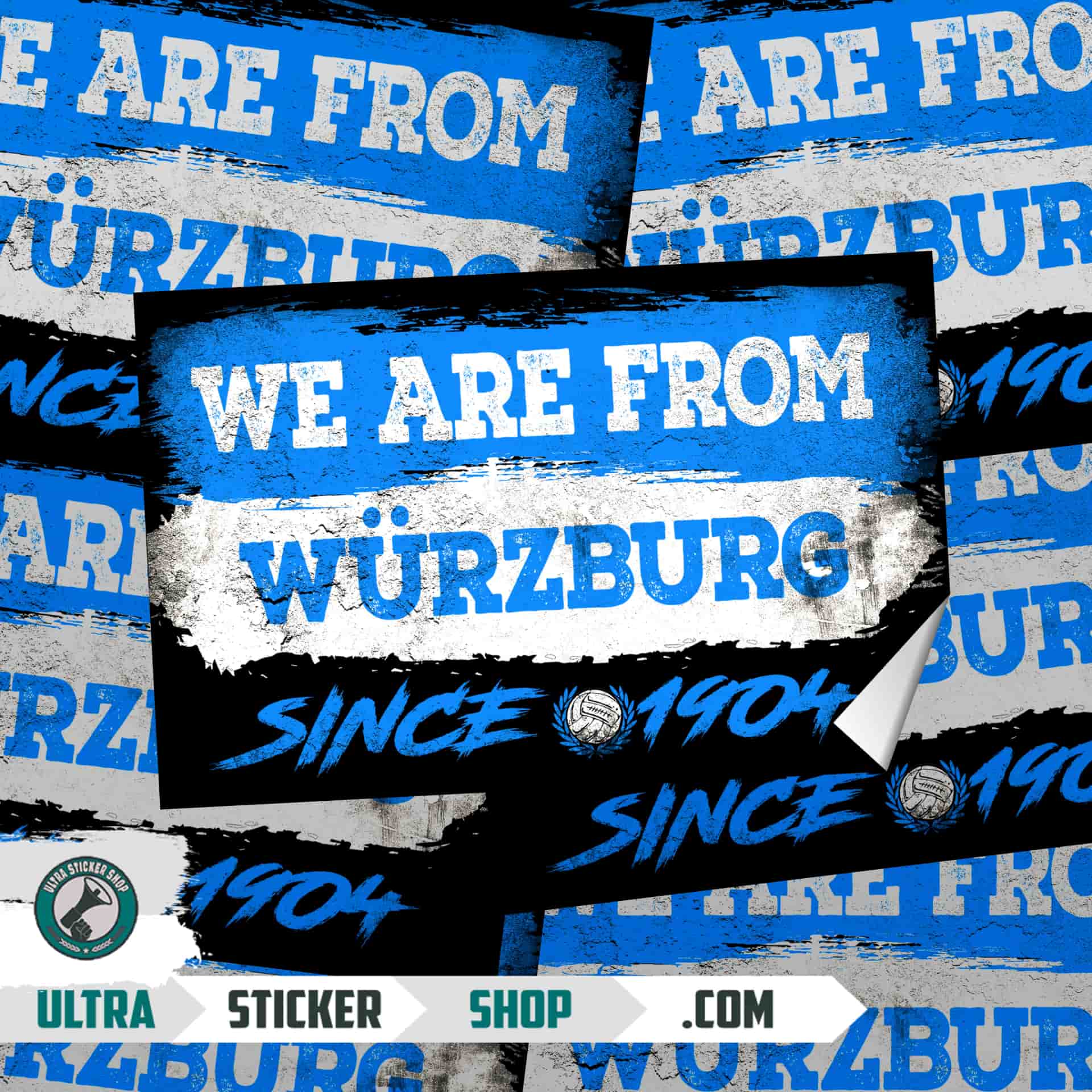 We Are From Würzburg 1904 Autocollants