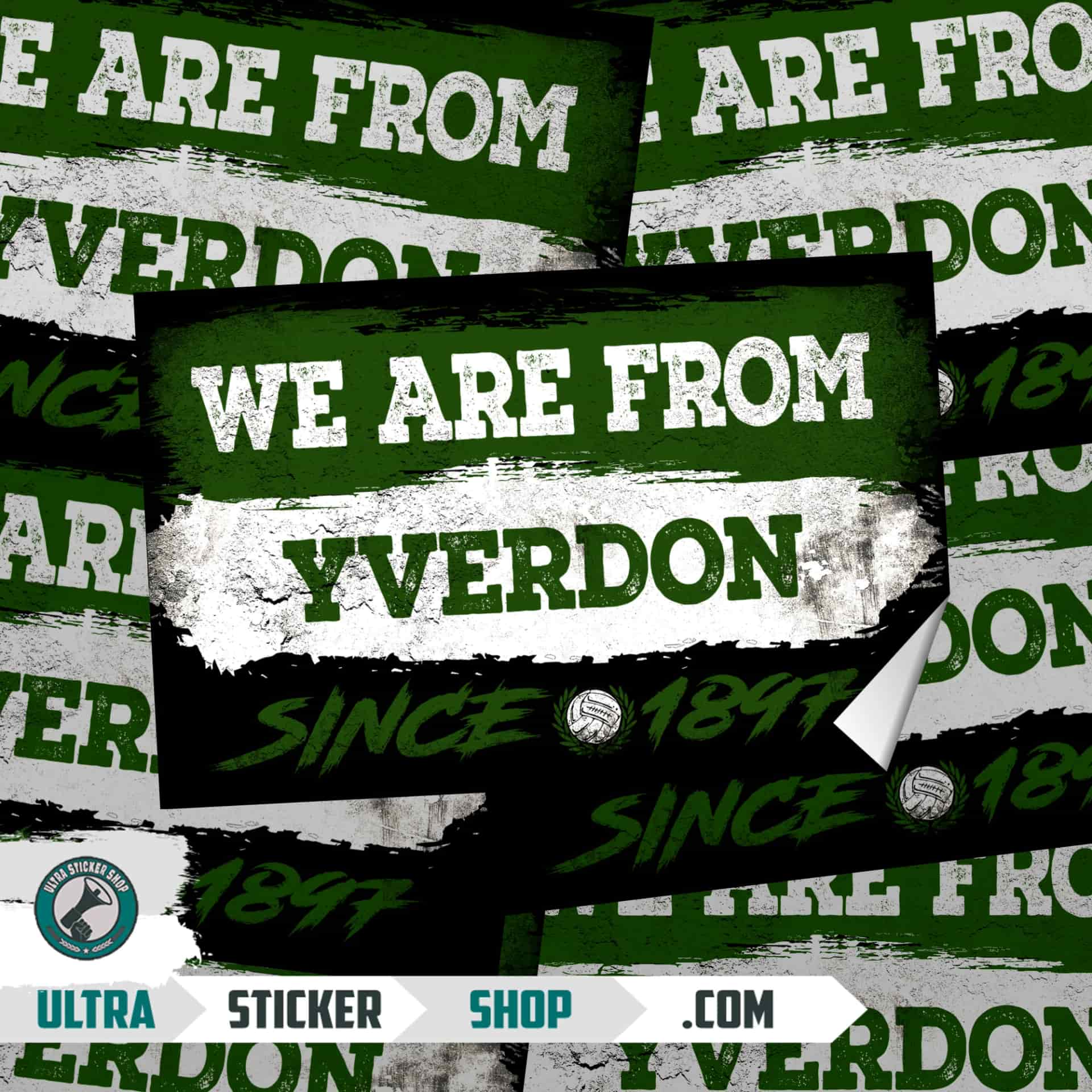 We are from Yverdon since 1948 Aufkleber