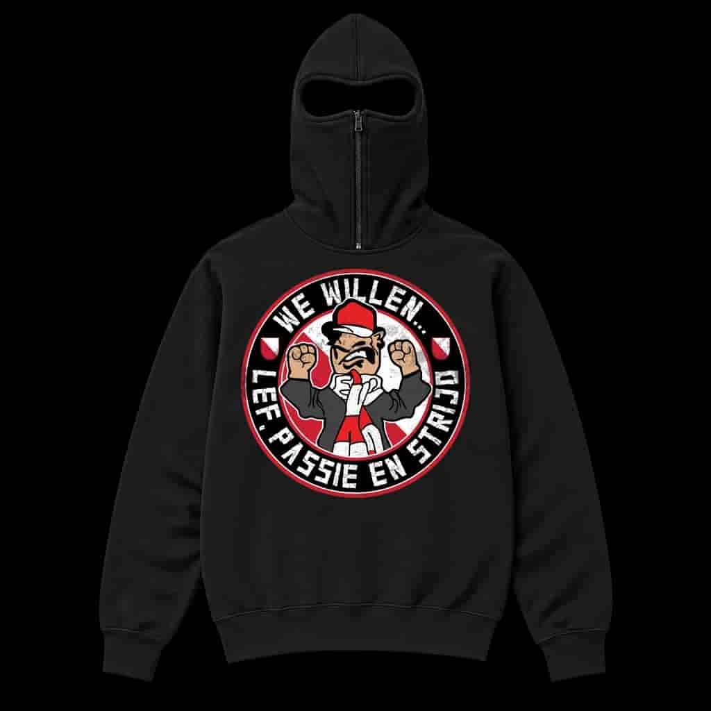 We willen.. lef, passie en strijd Ninja Hoodie