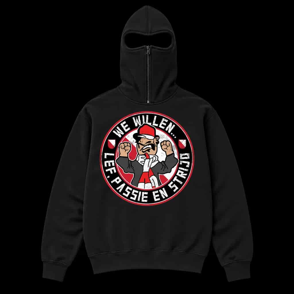 We willen.. lef, passie en strijd Ninja Hoodie