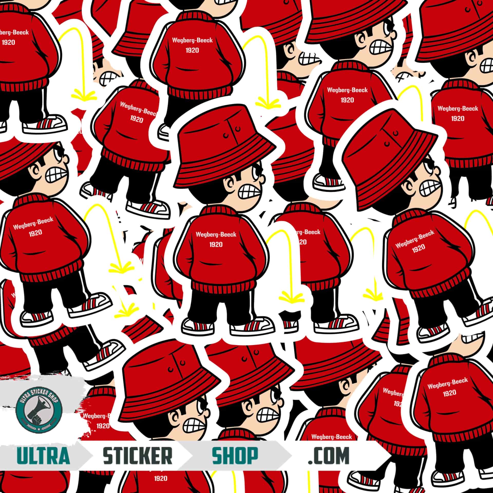 Wegberg-Beeck 1920 Pee Kid Autocollants