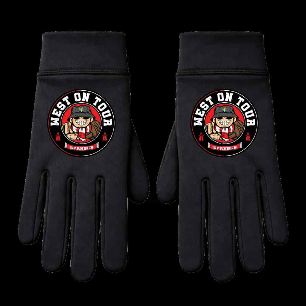 West on tour! Handschoenen