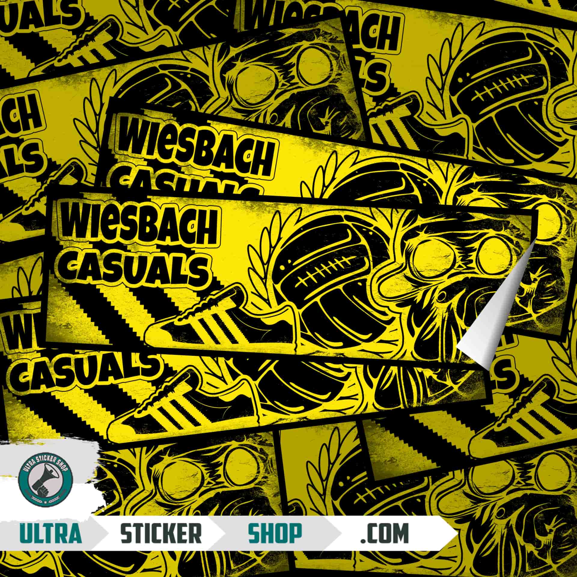 Wiesbach casuals Pegatinas