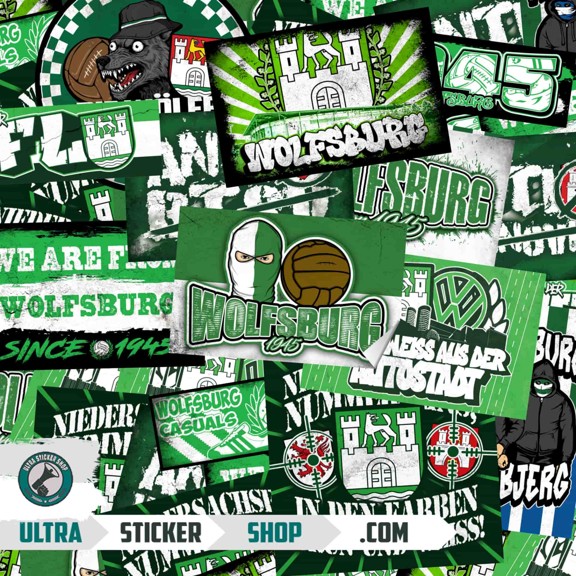 Wolfsburg Klistermærke-Mix