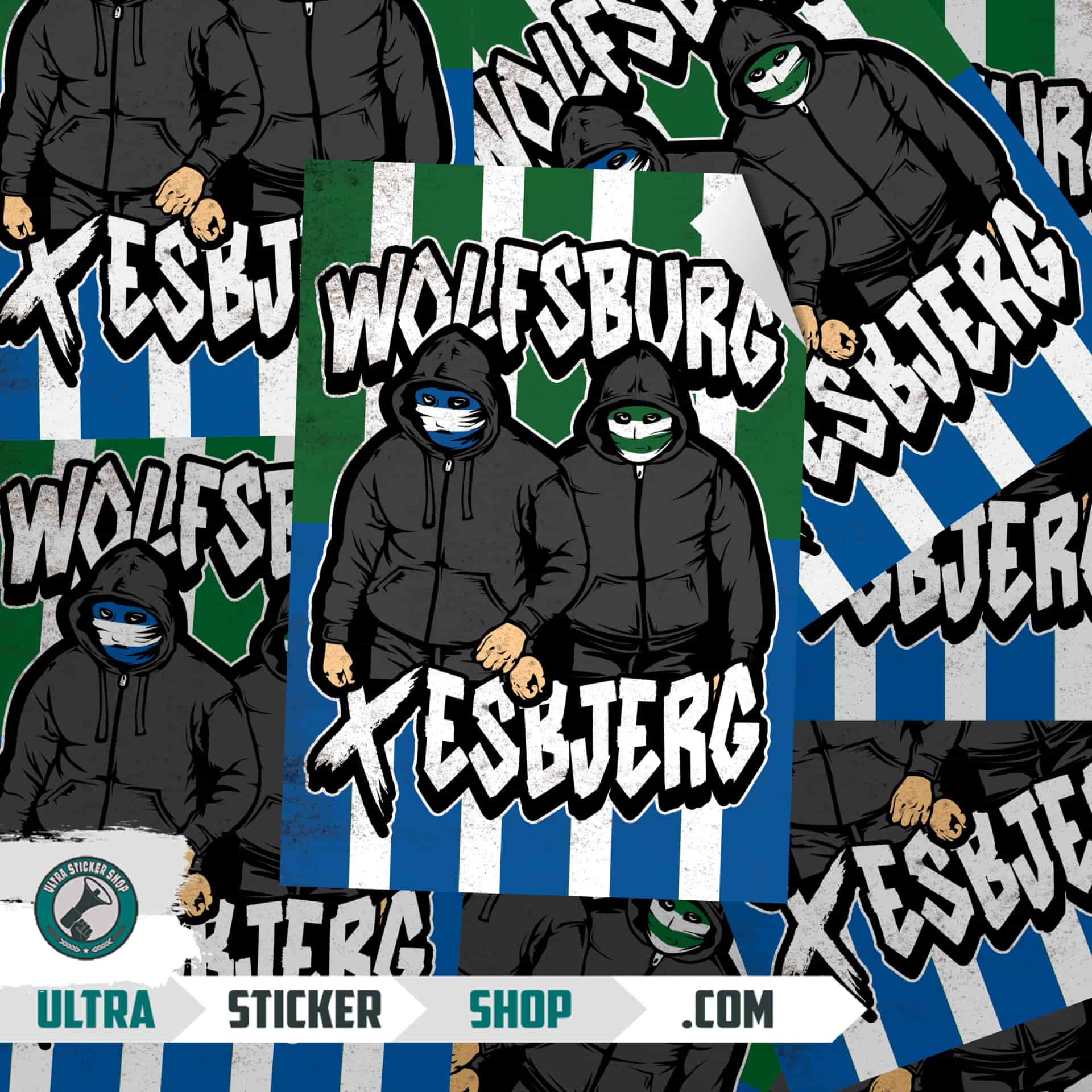 Wolfsburg X Esbjerg Klistermærker