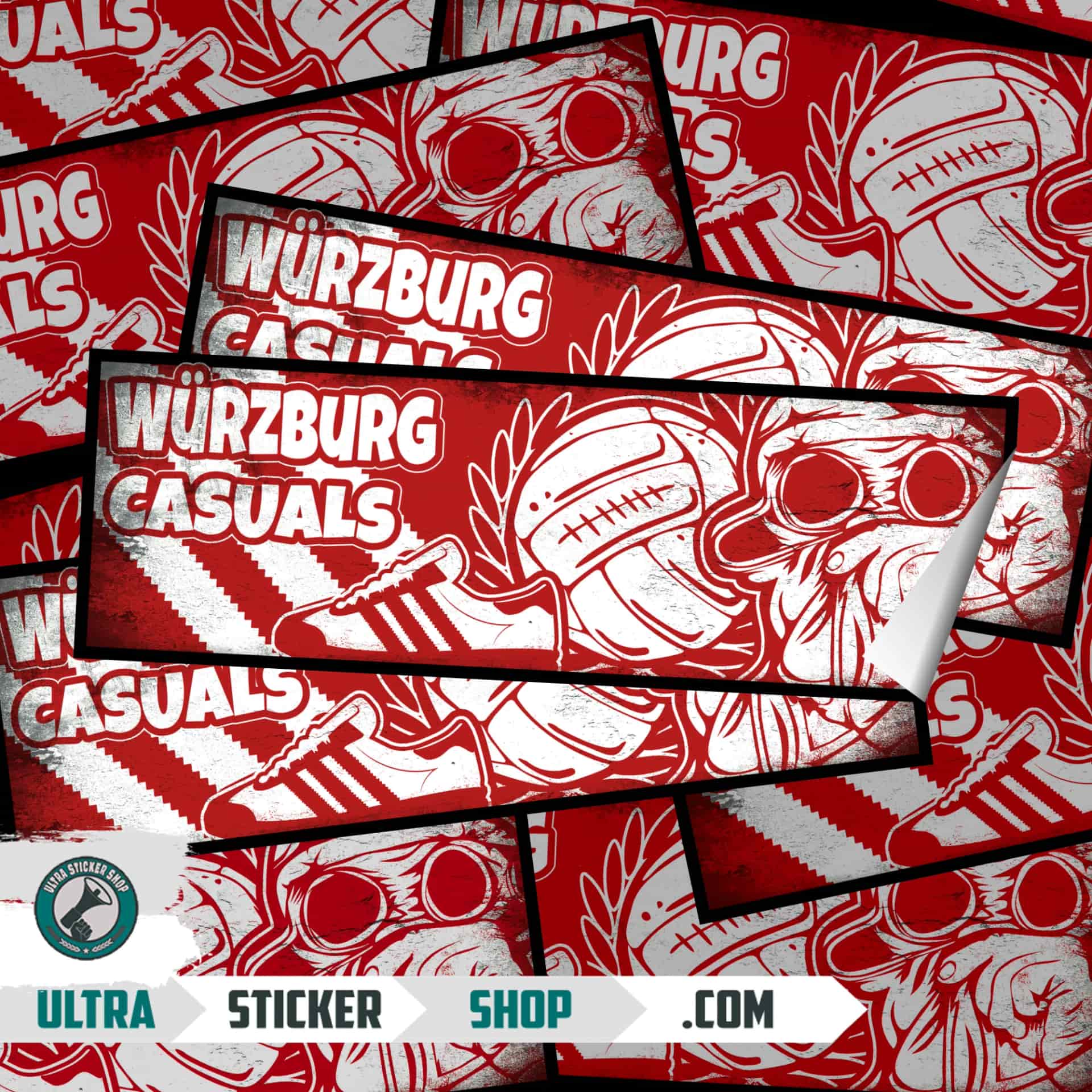 Würzburg casuals Stickers