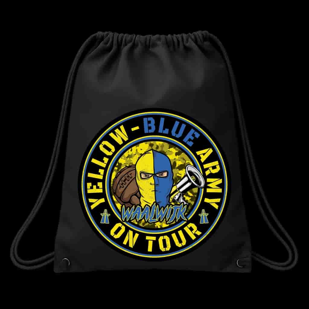 Yellow blue army on tour! Sack Pack
