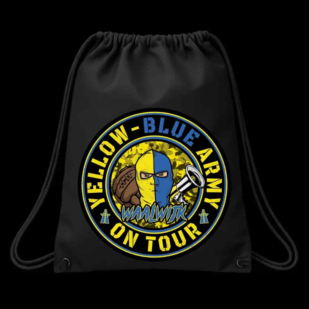 Yellow blue army on tour! Sack Pack
