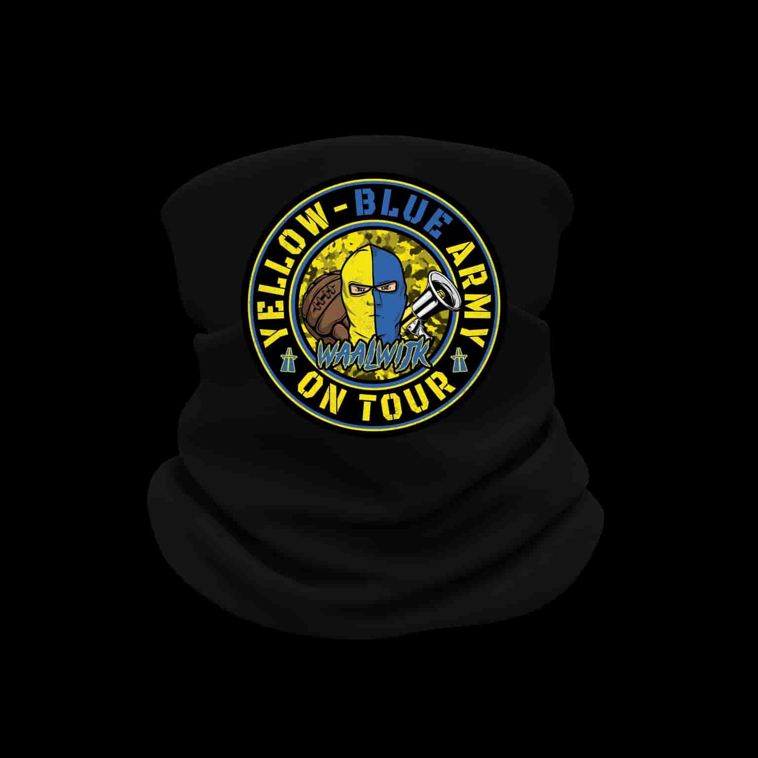 Yellow blue army on tour! Nekwarmer