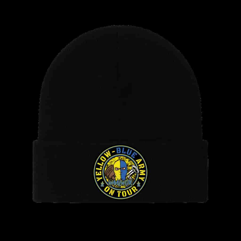 Yellow blue army on tour! Beanie