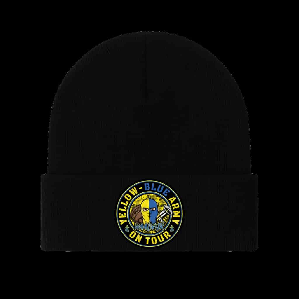 Yellow blue army on tour! Beanie