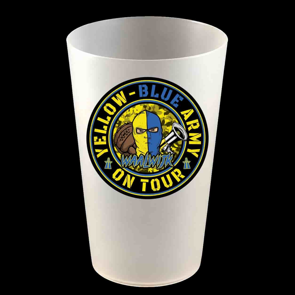 Yellow blue army on tour! Hardcup