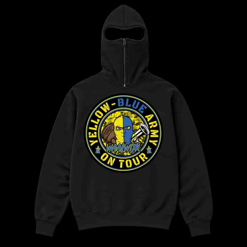 Yellow blue army on tour! Ninja hettegenser
