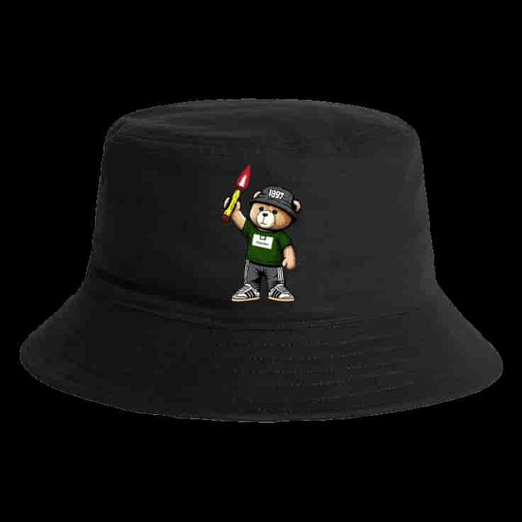 Yverdon 1948 bear Bucket Hat