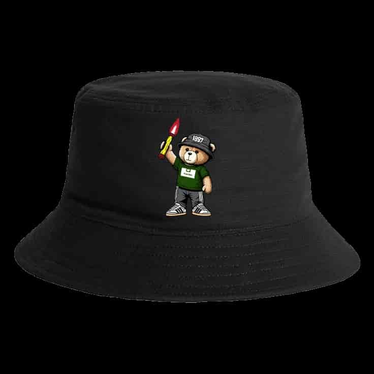 Yverdon 1948 bear Bucket Hat