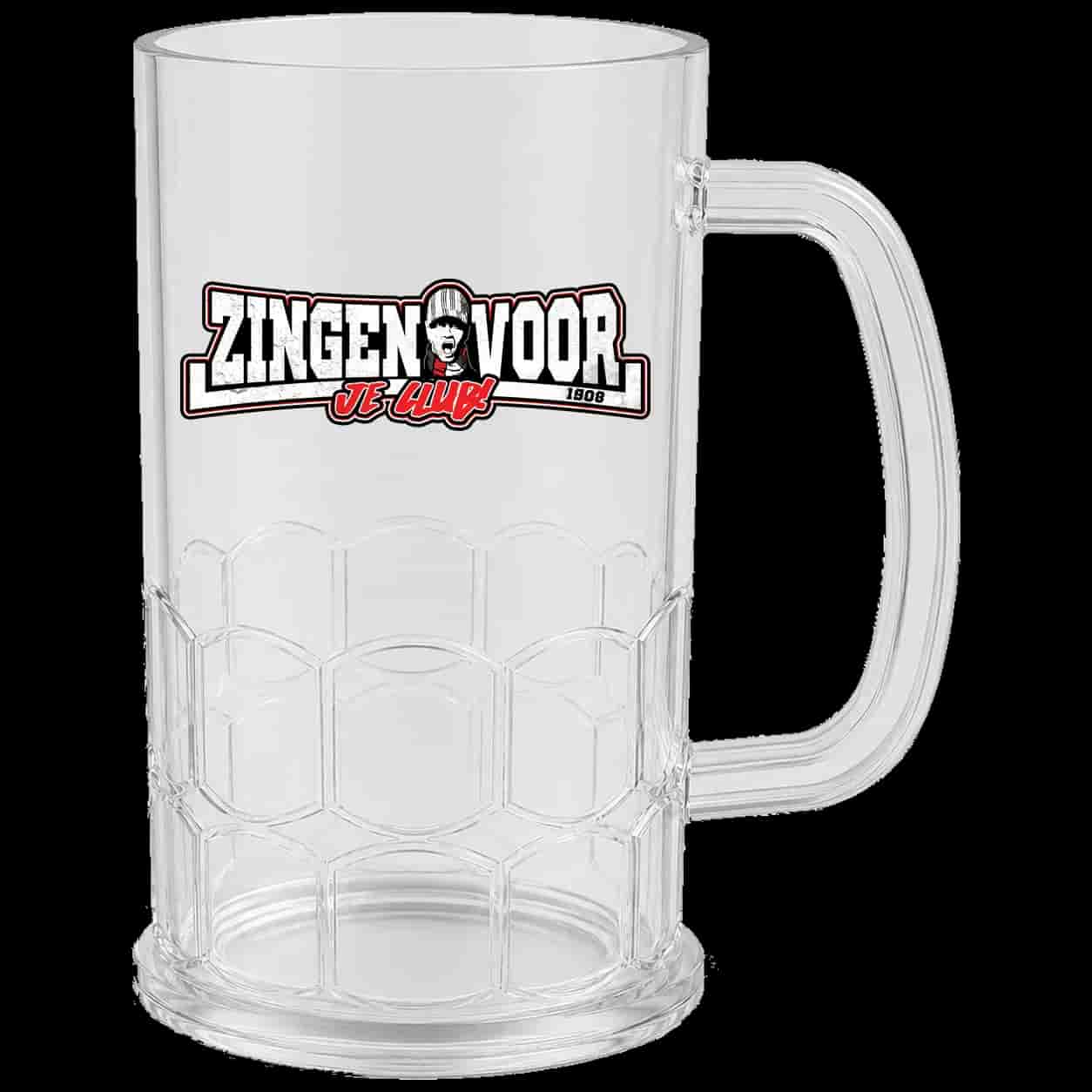 Zingen voor je club! Pivní hrnek